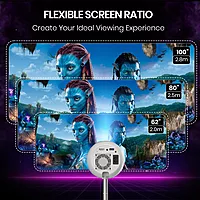 Portronics Beem 540 4K Projector – Budget-friendly, compact, stunning visuals, vibrant colors. Perfect for movies, gaming & home theater setup.