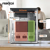 Frontech MYSTIC FT-4279 Stylish & Powerful Gaming Cabinet