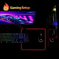 Zebronics Gaming Mouse Pad [RGB] features vibrant LED lighting, a smooth surface for precision, and a non-slip base for stability. Perfect for gamers seeking style and performance in their setup.
