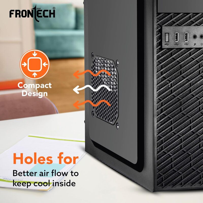 Frontech ICON FT-4371 Mid-Tower Gaming Case RGB