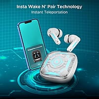 boAt Newly Launched Immortal Airspeed Pro Truly Wireless in- Ear Earbuds w/ 32dB ANC, Beast™ Mode with 40ms Latency, 40hrs Playback, 4 Mics with ENx™, Premium ID w/LEDs & ASAP™ Charge