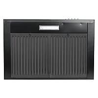 Faber 60 cm 1000 m³/hr Kitchen Chimney (HOOD PLUTO PB BF BK 60, Baffle Filter, Push Button