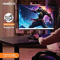 Frontech MON-0072 – 24" flat borderless monitor offering crisp visuals, bright colors, and wide viewing angles for all your tasks