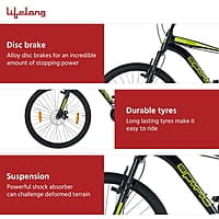 Lifelong LLBC2603 Spirit 26T with Disc Brake and Suspension BMX Cycle