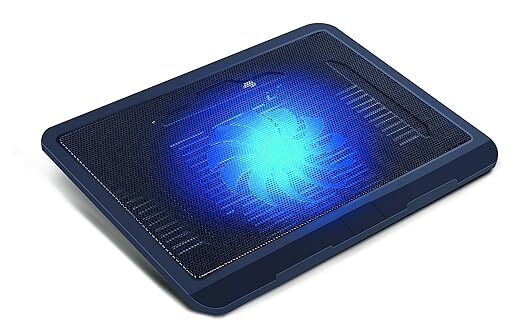 HAMMOK DENVER Laptop Cooling Pad – Single Fan, USB Powered, Ergonomic Design