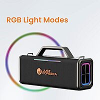 Just Corseca Sonic Stream 360W Bluetooth Speaker – Karaoke | TWS | RGB Lights | Black