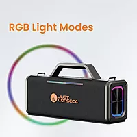 Just Corseca Sonic Stream 360W Bluetooth Speaker – Karaoke | TWS | RGB Lights | Black