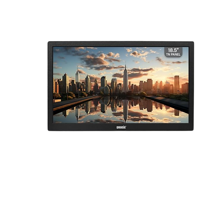 Geonix 18.5" LED PC Monitor, 1366x768, VGA & HDMI-GXTF-WVHDF185