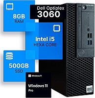 Refurbished Dell Optiplex 3060 MFF i5 8th Gen Desktop | 8GB/16GB RAM | 256GB/512GB SSD | W11