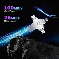 EVM EnStore 4-in-1 OTG 64GB Pen Drive – USB 3.0 | Type-C | Micro USB