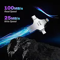 EVM EnStore 4-in-1 OTG 64GB Pen Drive – USB 3.0 | Type-C | Micro USB