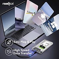 Frontech NC-0034 – Sleek and sturdy 2.5" HDD casing with fast data transfer, ideal for external storage and backups.