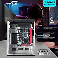 Frontech FT-0491 H61 Motherboard – LGA1155 Socket | DDR3 Support | 1066/1333/1600 MHz | Intel H61 Chipset | Compatible with Intel Core i3/i5/i7 | ATX Desktop Board