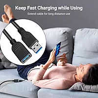 Live Tech LT-REACH USB Extension Cable – 1.5M Durable & Flexible Extension for USB Devices