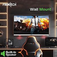 Frontech MON-0086 – 27" flat borderless monitor with crisp Full HD display, 68.58cm screen, and ultra-slim bezels for sharp visuals.