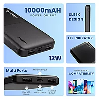Lapcare Power Bank LBP‑006 likely offers 10,000 mAh capacity, dual USB ports (USB‑A + Type‑C), fast 18–20 W charging, LED battery indicator, smart safety protections & compact design.