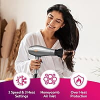 AGARO HD-1124 2400 Watts Professional Hair Dryer with AC Motor