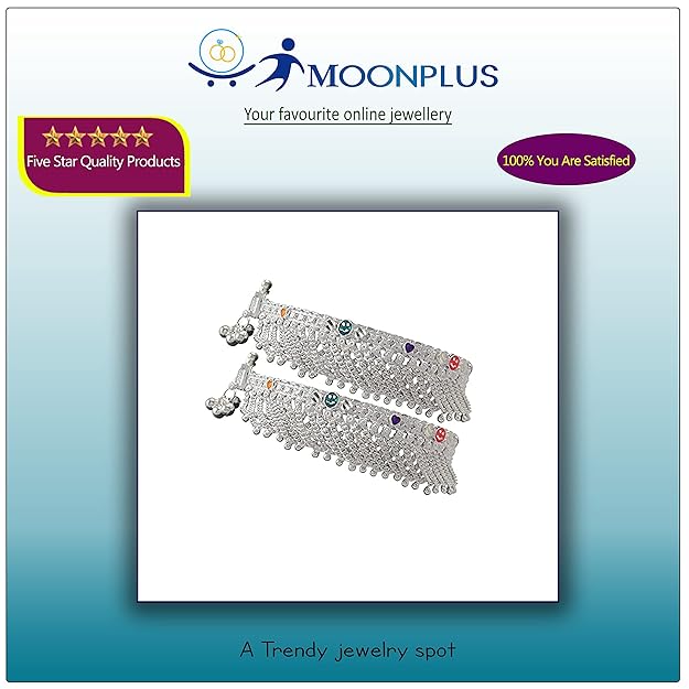 Sterling Silver Anklet, Kolusu for Girls