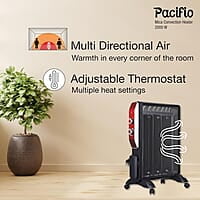 Havells Room Heater 2000W Pacifio Mica| Micathermic Technology for Rapid & Instant Heating