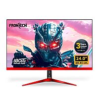 Frontech MON-0075 – 24" flat LED monitor with Full HD resolution, vibrant colors, and slim bezel for work, gaming, or entertainment.