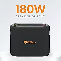Just Corseca Sonic Spark 180W Bluetooth Speaker – BT 5.0 | TWS | 15H Playtime | Black