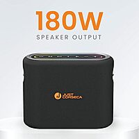 Just Corseca Sonic Spark 180W Bluetooth Speaker – BT 5.0 | TWS | 15H Playtime | Black