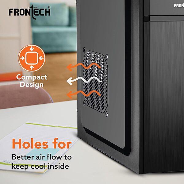 Frontech FT-4372 Sleek Mid-Tower Gaming Cabinet