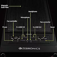 Zebronics Helius Pro RGB Mid-Tower Gaming Case