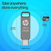 HP 886C 256GB OTG Flash Drive