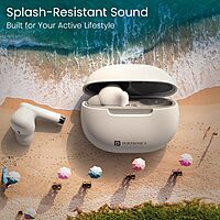 Portronics Twins 32 – TWS Earbuds, 30H Playtime, White. Enjoy seamless connectivity, superior sound quality, and a sleek design. Perfect for music lovers and on-the-go lifestyles.