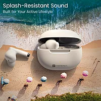 Portronics Twins 32 – TWS Earbuds, 30H Playtime, White. Enjoy seamless connectivity, superior sound quality, and a sleek design. Perfect for music lovers and on-the-go lifestyles.