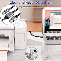 Uport 10M USB 2.0 Active Printer Cable – Premium quality, ensures reliable data transfer for printers. Ideal for long distances, supports high-speed connections. Durable and flexible design.