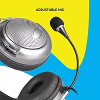 Zebronics Zeb-Supreme USB Headset – With Mic: Experience superior sound quality and comfort with this stylish headset. Perfect for gaming, calls, and music. Adjustable mic for clear communication.