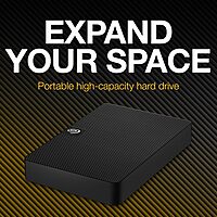 Seagate Expansion 4TB External Hard Drive – USB 3.0 Portable HDD | 3-Year Warranty