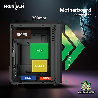 Frontech WARRIOR FT-4345 USB 3.0 Gaming Cabinet