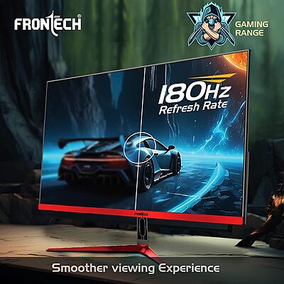 Frontech MON-0075 – 24" flat LED monitor with Full HD resolution, vibrant colors, and slim bezel for work, gaming, or entertainment.