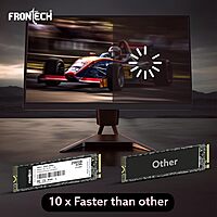 Frontech NVMe SSD – Ultra-fast solid-state drive with high-speed PCIe interface for rapid boot times and seamless multitasking.