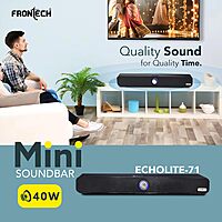 Frontech SW-0071 Echolite speakers deliver crystal-clear audio with stylish RGB lighting—perfect for music, gaming, and entertainment setups.