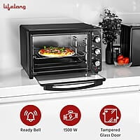 Lifelong Otg 36L - Oven Toaster Griller With Rotisserie For Kitchen- 1500W