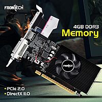 Frontech GRP-0002 – GT730 GPU with reliable graphics, low power consumption, and support for light gaming and multimedia tasks.