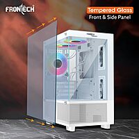 Frontech FT-4288B Stylish & Airflow-Optimized Gaming Cabinet