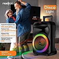 Frontech Encore SW-0136 – 2.1 channel speaker with punchy bass, clear sound, perfect for music, movies, and everyday home entertainment.