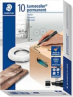 STAEDTLER 350 LUMO CLR PER. MARKER - 3 BLUE STAEDTLER 350 LUMO CLR PER. MARKER - 3 BLUE