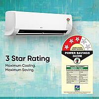 LG 1 Ton 3 Star Dual Inverter Split Ac (Copper, AI Convertible 6-In-1 Cooling, HD Filter with Anti-Virus Protection