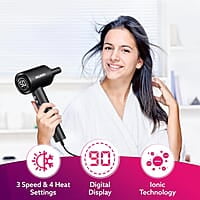 AGARO HD3240 Hair Dryer, Brushless 1600W Motor, 3 Speed & 4 temperature settings