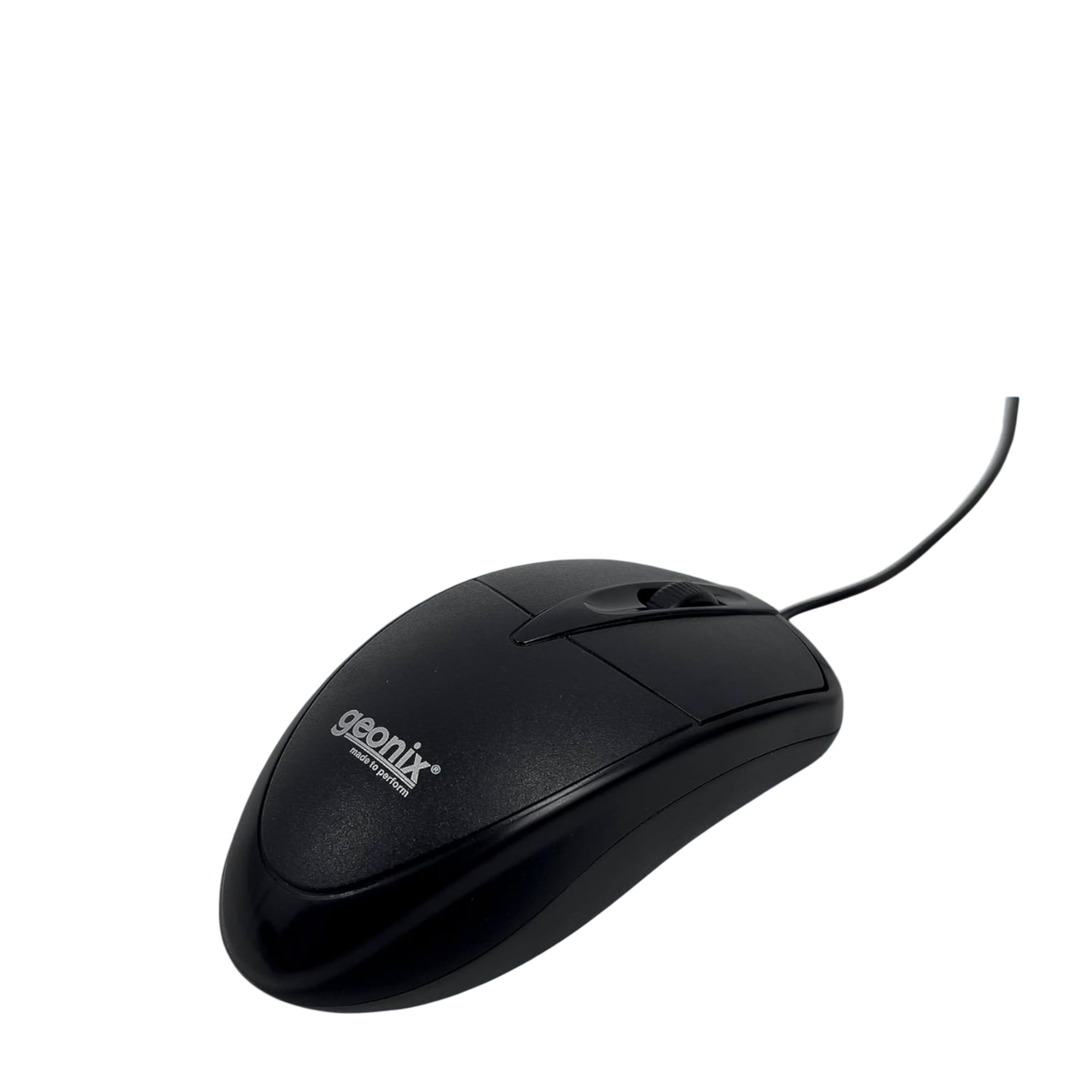 Geonix Wired USB Mouse, Ergonomic Design, Optical Tracking,Black-‎GXBM-01