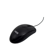 Geonix Wired USB Mouse, Ergonomic Design, Optical Tracking,Black-GXBM-01