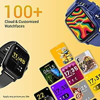 ElevOne 1.85" Display BT Calling Smartwatch, Multiple Watch Faces, Stress Monitor, Heart & SpO2 Monitoring, 50 Sports Modes, Sleep Monitor, 7 Days Battery