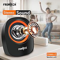 Frontech SPK-0003 multimedia speakers deliver clear, powerful sound with sleek design—ideal for desktops, laptops, and home entertainment.