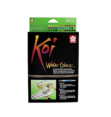 SAKURA KOI WATERCOLOR PAN 36 COLOR SET
